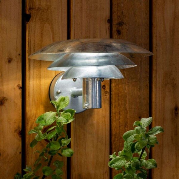 Zewnętrzna Lampa Dyberg Larsen, DL25, metaliczny, taras, metal, skandynawski