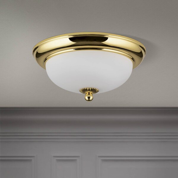 ORION Lampa sufitowa Empire, możliwość ściemniania, mosiężny / złoty, salon / jadalnia, metal, antyczny