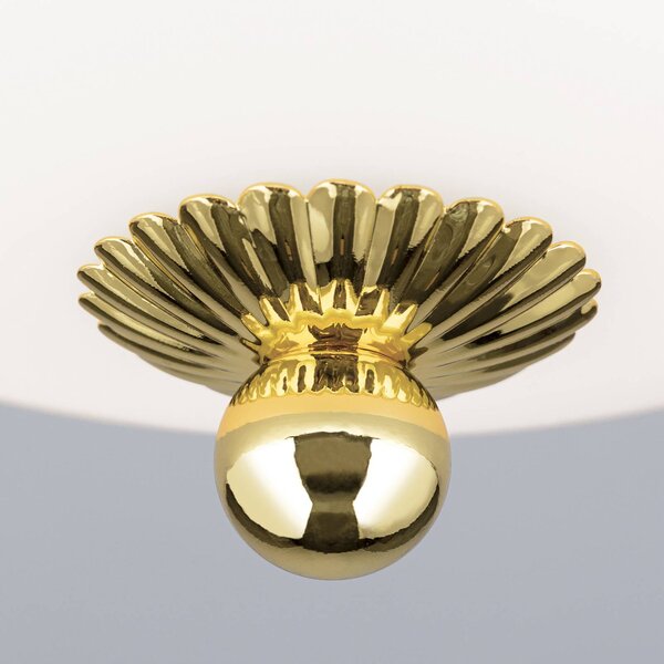 ORION Lampa sufitowa Empire, możliwość ściemniania, mosiężny / złoty, salon / jadalnia, metal, antyczny