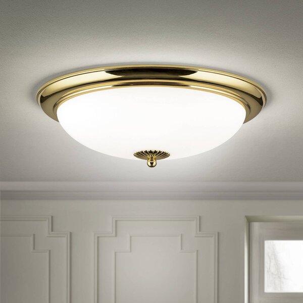 ORION Lampa sufitowa Empire, możliwość ściemniania, mosiężny / złoty, salon / jadalnia, metal, antyczny