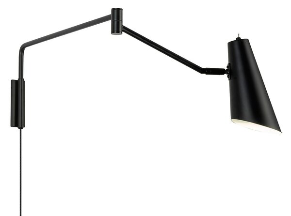 Lampa Ścienna Dyberg Larsen, Noa, czarny, salon, metal, skandynawski
