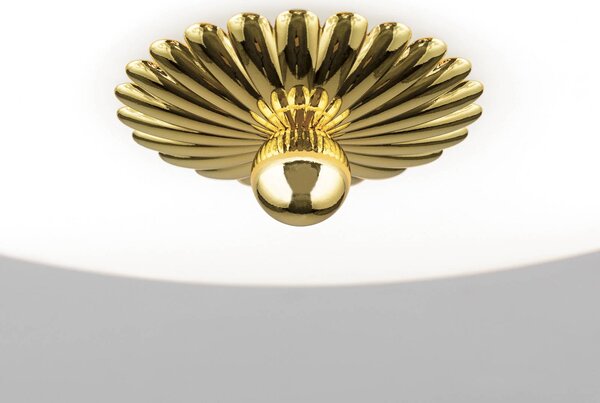 ORION Lampa sufitowa Empire, możliwość ściemniania, mosiężny / złoty, salon / jadalnia, metal, antyczny
