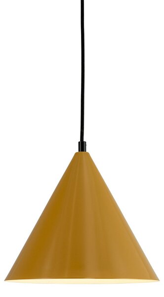 Lampa Wisząca Dyberg Larsen, Ron, ściemnialny, żółty, salon, metal, skandynawski