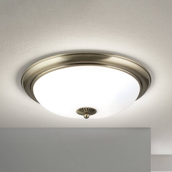 ORION Lampa sufitowa Empire, możliwość ściemniania, brązowy / mosiężny, salon / jadalnia, metal, antyczny