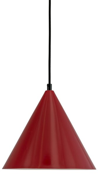 Lampa Wisząca Dyberg Larsen, Ron, ściemnialny, czerwony, salon, metal, skandynawski