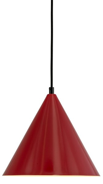 Lampa Wisząca Dyberg Larsen, Ron, ściemnialny, czerwony, salon, metal, skandynawski