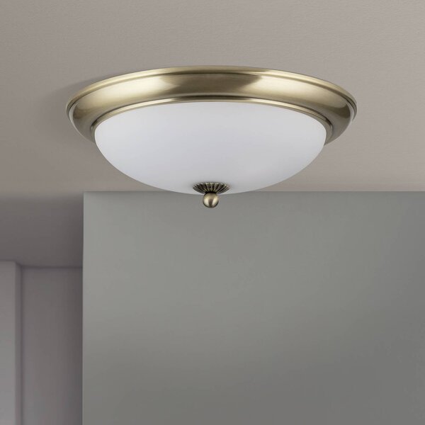 ORION Lampa sufitowa Empire, możliwość ściemniania, brązowy / mosiężny, salon / jadalnia, metal, antyczny