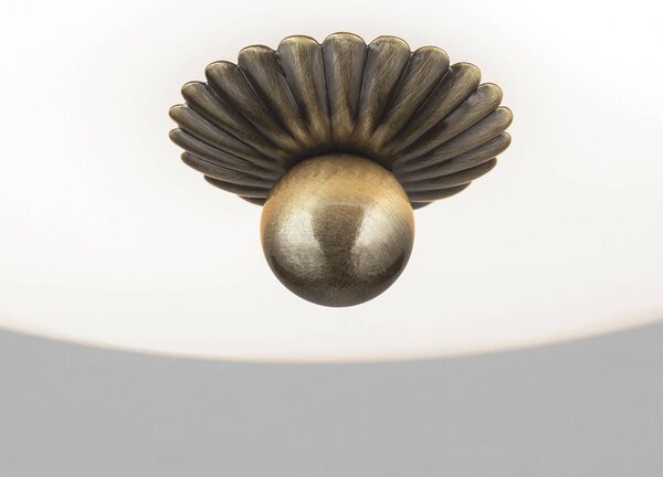 ORION Lampa sufitowa Empire, możliwość ściemniania, brązowy / mosiężny, salon / jadalnia, metal, antyczny