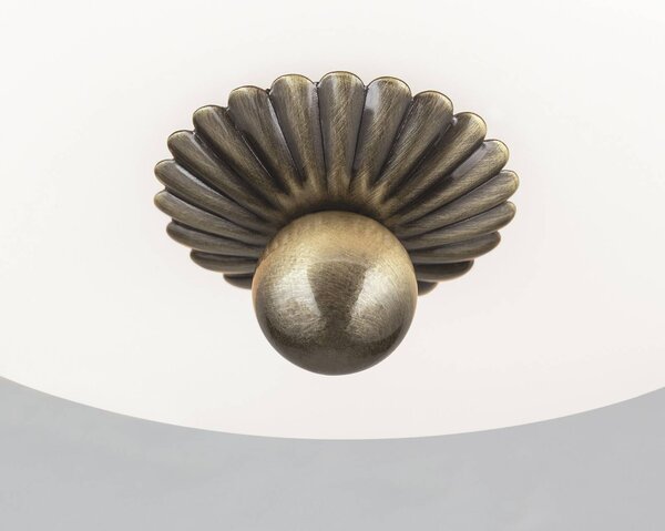 ORION Lampa sufitowa Empire, możliwość ściemniania, brązowy / mosiężny, salon / jadalnia, metal, antyczny