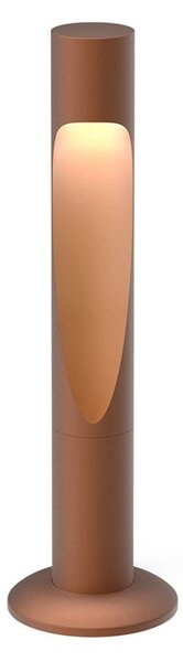 Zewnętrzna Lampa Louis Poulsen, Flindt, brąz rdzawy, aluminium, design