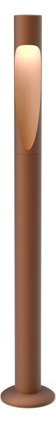 Zewnętrzna Lampa Louis Poulsen, Flindt, brąz rdzawy, aluminium, design