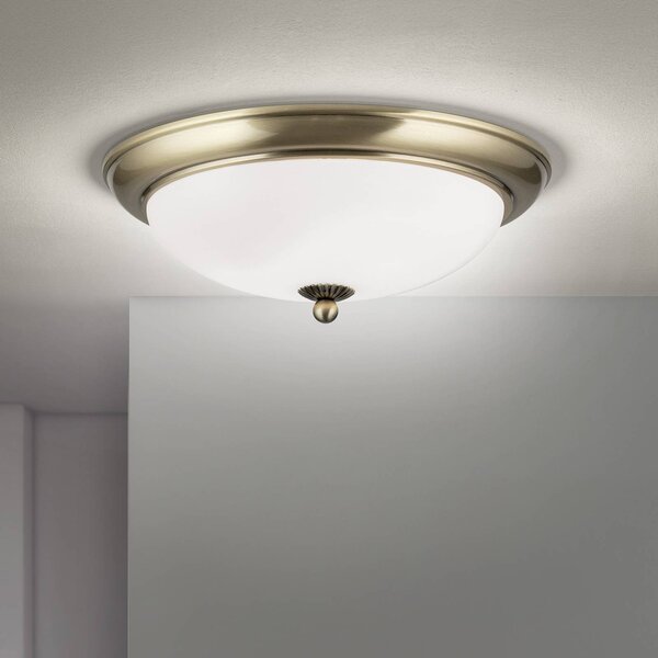 ORION Lampa sufitowa Empire, możliwość ściemniania, brązowy / mosiężny, salon / jadalnia, metal, antyczny