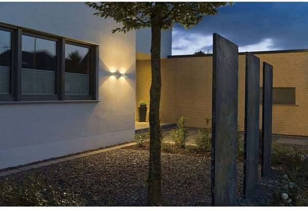 Logs Lampa Ścienna Square LED IP44 White - SLV