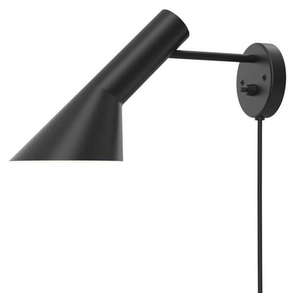 Lampa Ścienna Louis Poulsen, AJ, czarny, salon, metal, design