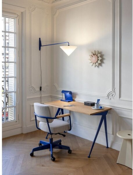 Lampe de Bureau Lampa Stołowa Prouvé Bleu Marcoule