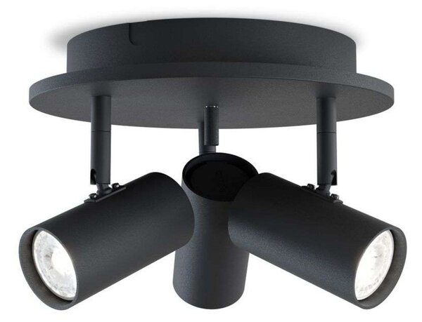 Lampa Sufitowa Belid, ściemnialny, czarny, salon, metal