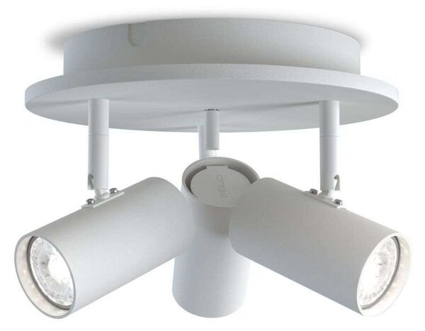 Lampa Sufitowa Belid, ściemnialny, biały, salon, metal
