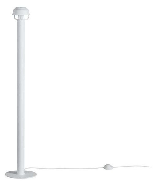 Lampa Podłogowa Artek, biały, salon, aluminium