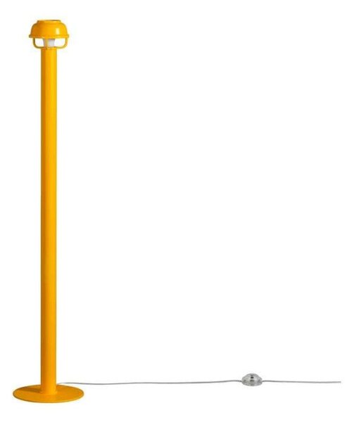 Lampa Podłogowa Artek, pomarańczowy, salon, aluminium