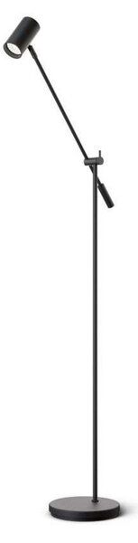 Lampa Podłogowa Belid, czarny, salon, metal
