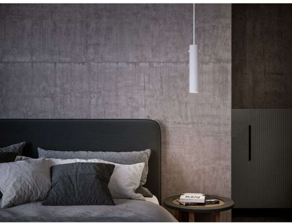 Lampa Wisząca Belid, ściemnialny, biały, jadalnia, metal