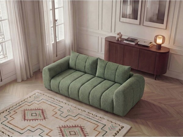 Zielona sofa 242 cm Nesty – Bobochic Paris