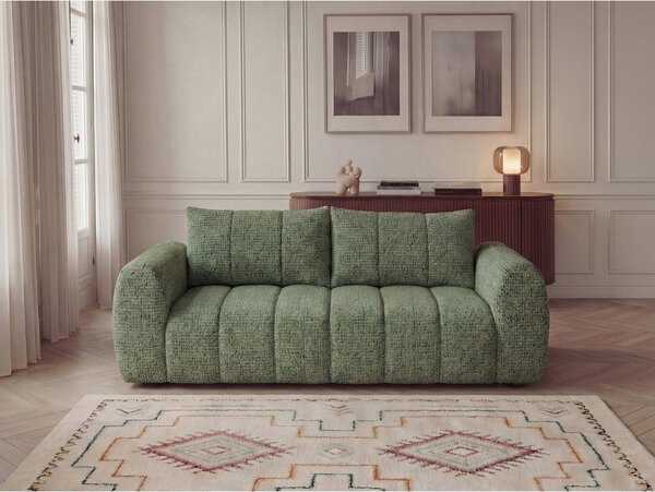 Zielona sofa 242 cm Nesty – Bobochic Paris