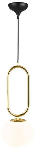Lampa Wisząca DFTP by Nordlux, złoty | mosiężny, jadalnia, metal