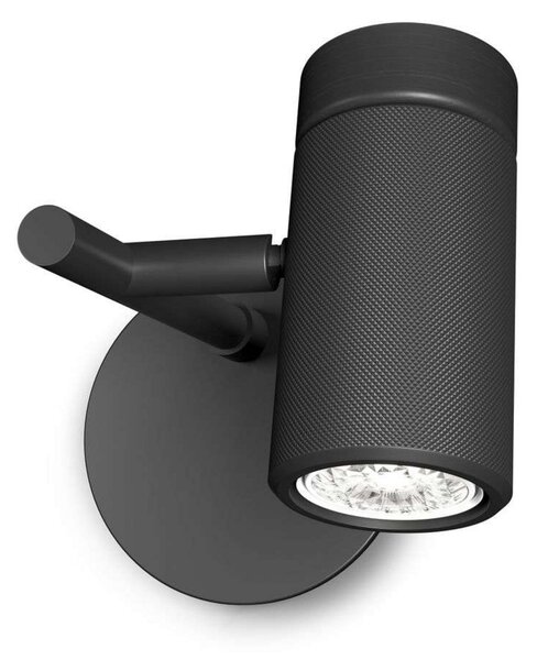 Lampa Ścienna Herstal, czarny, salon, metal