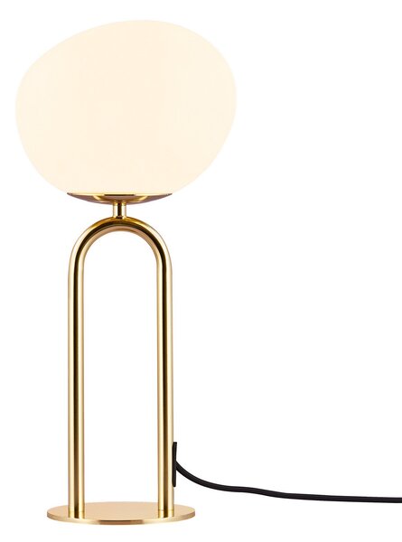 Lampa Stołowa DFTP by Nordlux, Shapes, złoty | mosiężny, salon, szkło, design