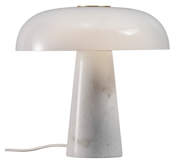 Lampa Stołowa DFTP by Nordlux, Glossy, biały, salon, kamień, design