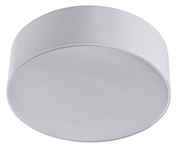 Lampa Sufitowa Lindby, Sebatin, ściemnialny, biały, sypialnia, tkanina | tekstylia, nowoczesny
