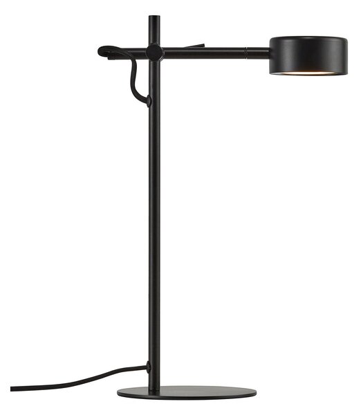 Lampa Stołowa Nordlux, Clyde, ściemnialny, czarny, salon, metal, nowoczesny