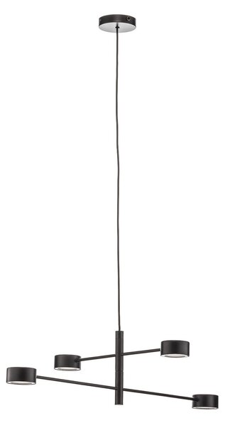 Lampa Wisząca Nordlux, Clyde, ściemnialny, czarny, kuchnia, metal, nowoczesny
