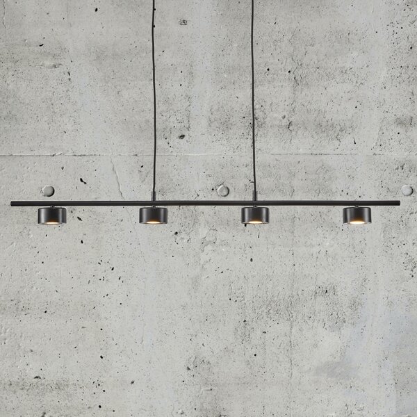 Lampa Wisząca Nordlux, Clyde, ściemnialny, czarny, kuchnia, metal, nowoczesny