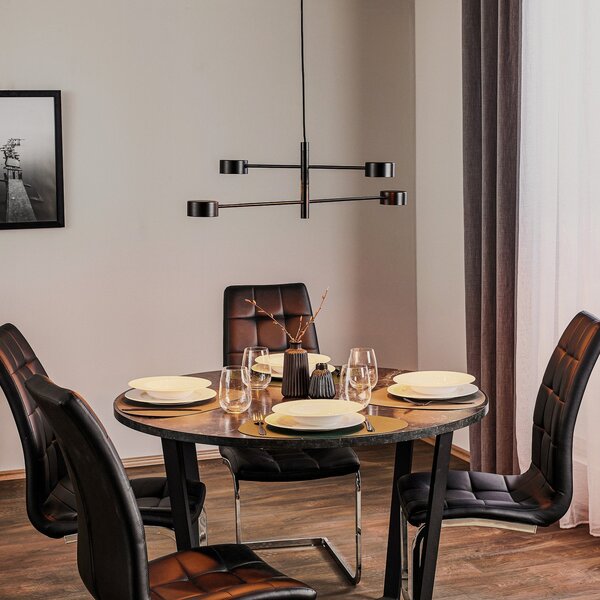 Lampa Wisząca Nordlux, Clyde, ściemnialny, czarny, kuchnia, metal, nowoczesny
