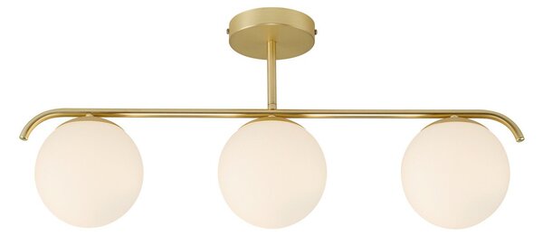 Lampa Sufitowa Nordlux, Grant, ściemnialny, złoty | mosiężny, salon, metal