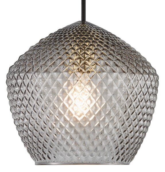 Lampa Wisząca Nordlux, Orbiform, ściemnialny, szary, salon, szkło, nowoczesny