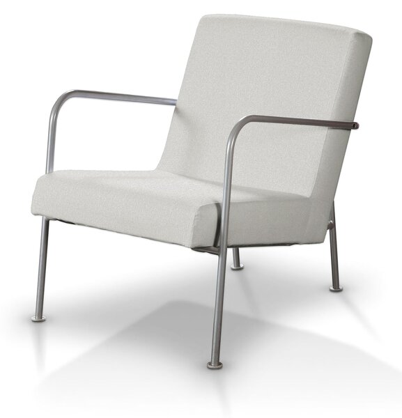Pokrowiec na fotel Ikea PS kolor kremowy tkanina strukturalna