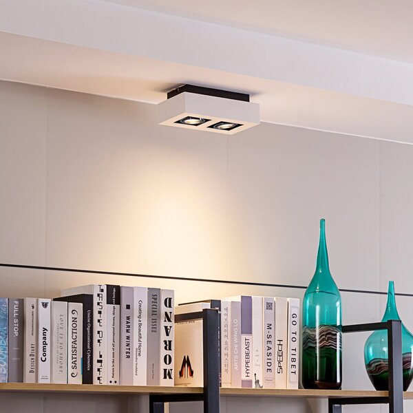 Lampa Sufitowa Arcchio, VINCE, ściemnialny, biały, przedpokój, aluminium, nowoczesny