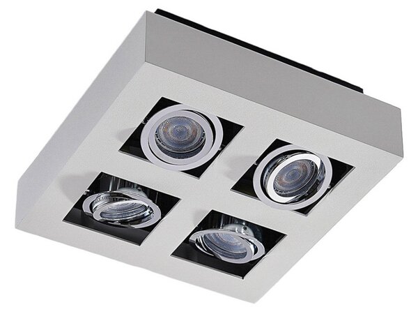 Lampa Sufitowa Arcchio, VINCE, ściemnialny, biały, przedpokój, aluminium, nowoczesny