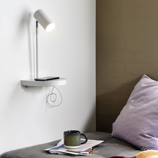 Lampa Ścienna Nordlux, Cody, biały, sypialnia, metal, nowoczesny