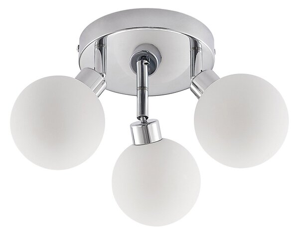 Lampa Sufitowa Lindby, Zaniba, ściemnialny, metaliczny, salon, metal, nowoczesny