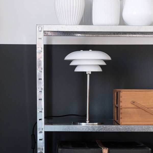 Lampa Stołowa Dyberg Larsen, DL20, biały, salon, metal, skandynawski