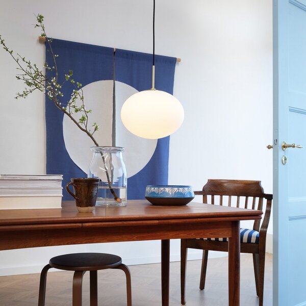 Lampa Wisząca Dyberg Larsen, Princess, ściemnialny, biały, salon, szkło, design