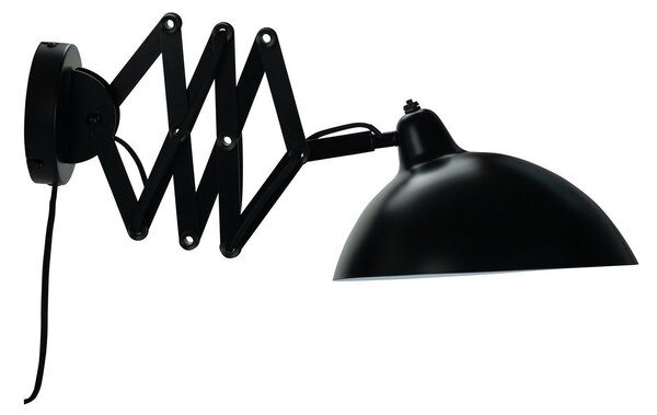 Lampa Ścienna Dyberg Larsen, Futura, czarny, salon, metal, design