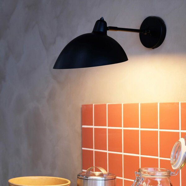 Lampa Ścienna Dyberg Larsen, Futura, czarny, salon, metal, design