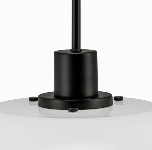 Lampa Wisząca Dyberg Larsen, DL31, ściemnialny, biały, salon, szkło, skandynawski