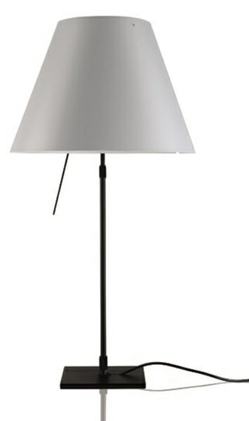 Lampa Stołowa Luceplan, ściemnialny, biały, salon, aluminium