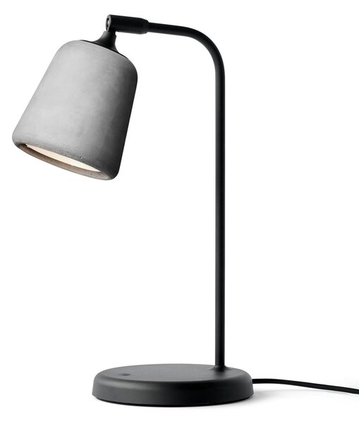 Lampa Stołowa New Works, Material The Originals, ściemnialny, szary, salon, metal, design